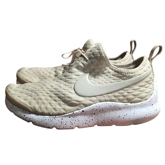 Nike Aptare Sneakers Womens Size 7 Cream Oatmeal White Black Speckles Laceless - Picture 3 of 9